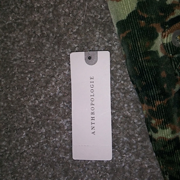 NWT Sz 26 Anthropologie Camo Corduroy Jean Pants - Picture 11 of 14